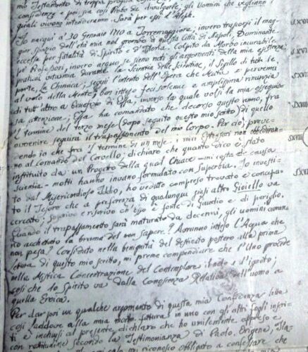 Il Testamento Spirituale di Raimondi di Sangro 1 Il Testamento Spirituale di Raimondi di Sangro